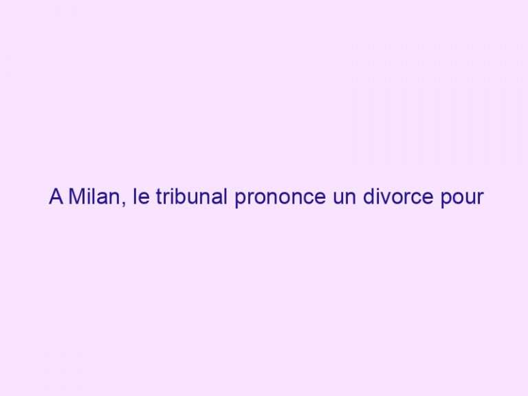 A Milan, le tribunal prononce un divorce pour possession diabolique (par Ariel F. Dumont)