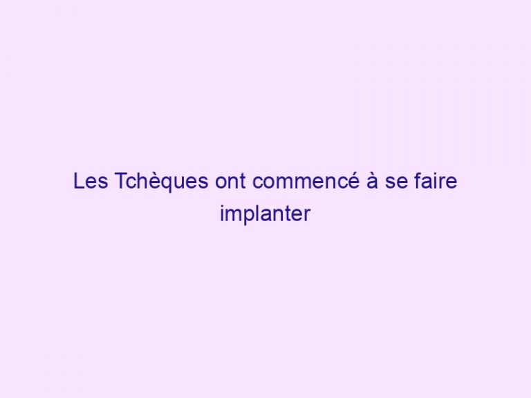 Les Tchèques ont commencé à se faire implanter des puces pour payer