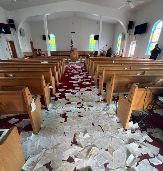 "Vous ressentez juste la haine": l'église du Maryland est vandalisée et subit des dommages de 100 000 $