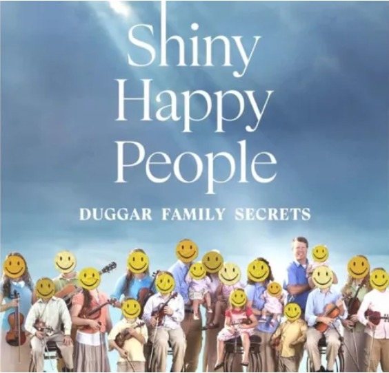 "Shiny, Happy, People": Exposer une idéologie abusivement patriarcale commercialisée comme une vie chrétienne