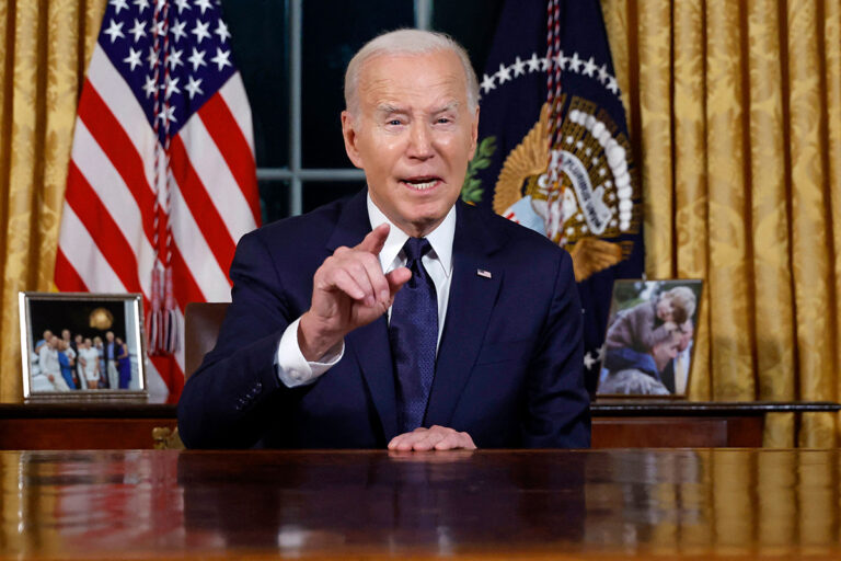 Biden compare la guerre entre Israël et le Hamas à l’Ukraine dans un rare discours au Bureau Ovale