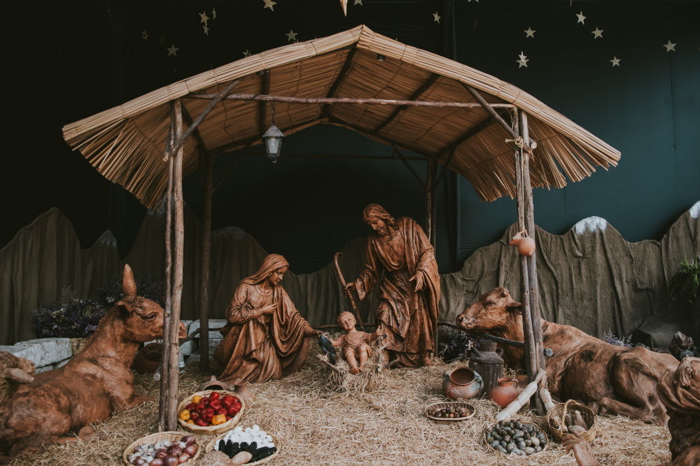 C'est la saison pour ramener les scènes de la Nativité