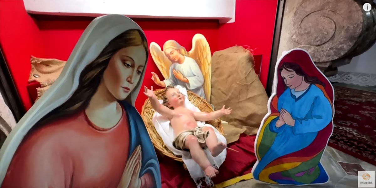 L'Église catholique attise l'indignation contre la scène de la Nativité homosexuelle « blasphématoire et provocatrice »