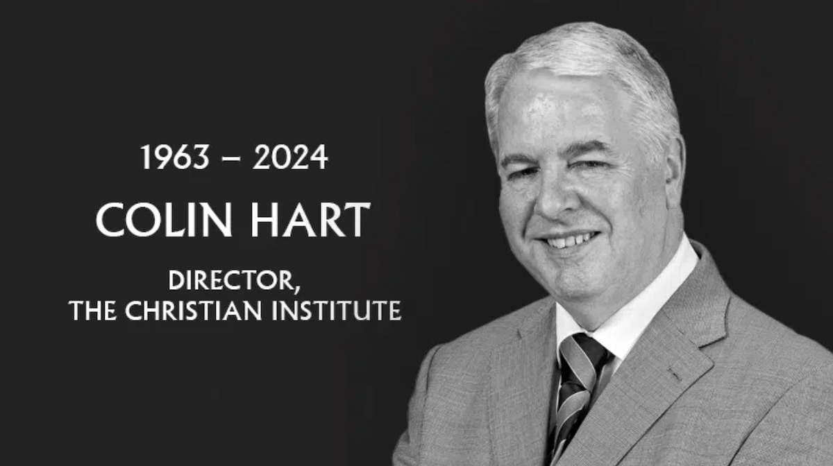 Le fondateur du Christian Institute, Colin Hart, décède à 60 ans : « Un homme au cœur de serviteur »