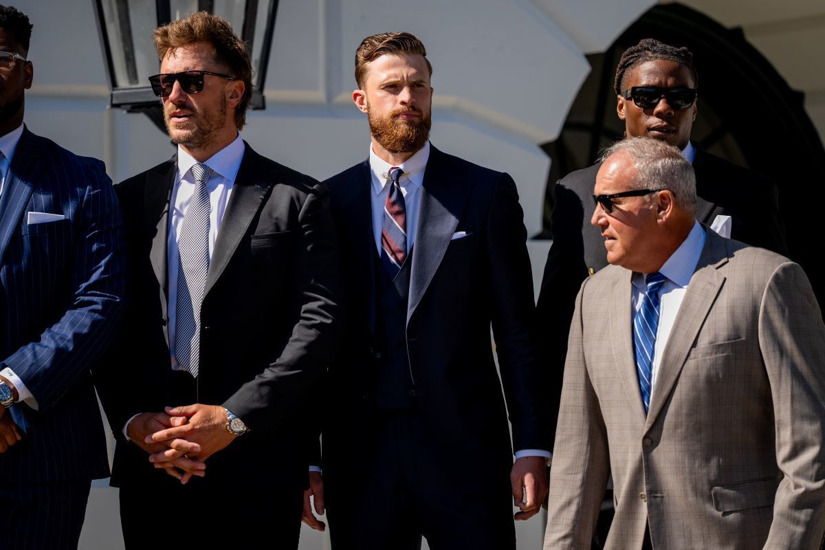 Harrison Butker et les chefs du KC visitent la Maison Blanche des semaines après que Kicker ait critiqué la position de Biden en matière d'avortement