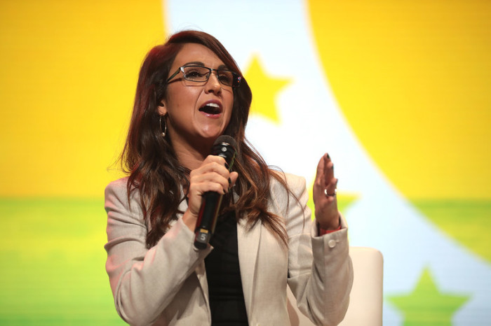 La représentante républicaine chrétienne Lauren Boebert du Colorado.