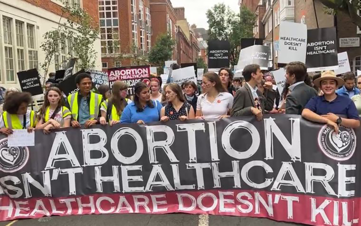 « L'avortement n'est pas un système de santé » : les chrétiens s'unissent à Londres pour la Marche pour la vie au Royaume-Uni