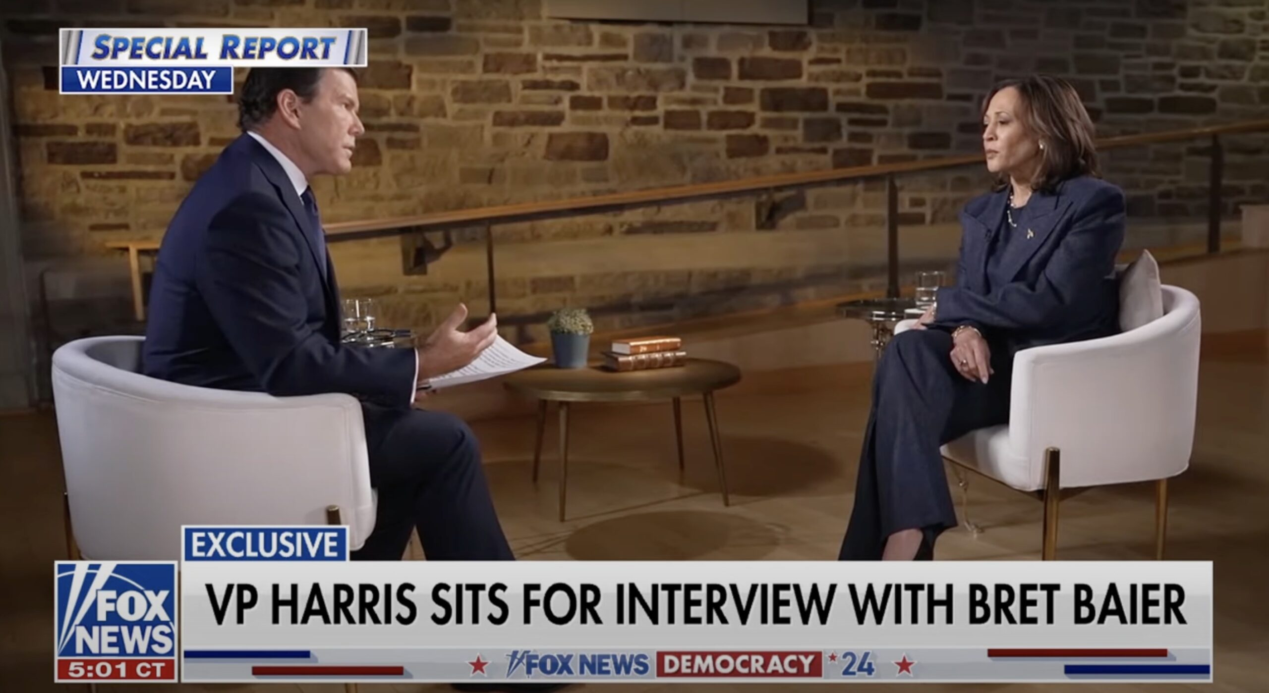 Top 5 des points à retenir de l'interview de Kamala Harris sur Fox News