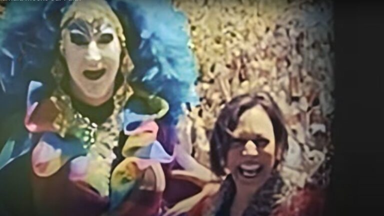 Une publicité déchire Kamala Harris pour avoir posé avec une troupe de dragsters anticatholique
