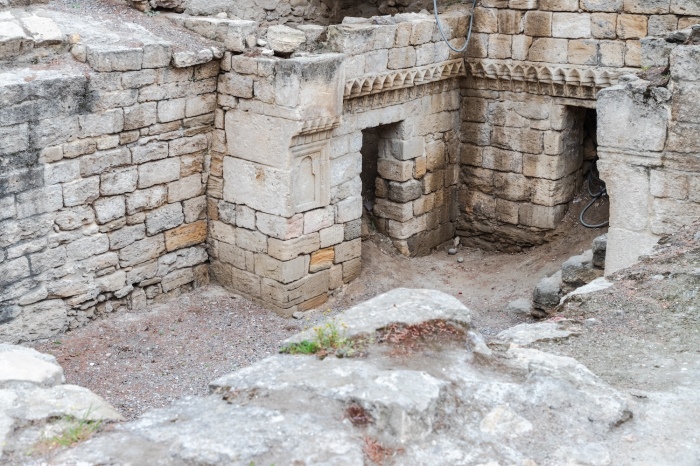 Les ruines de l'église orthodoxe à l'endroit où St. Bartholomew l'apôtre a été martyrisé.