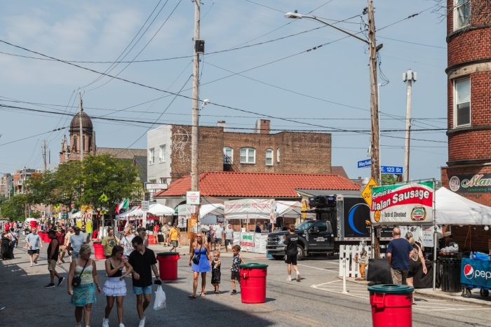 La fête annuelle du Festival de l'Assomption à Cleveland.
