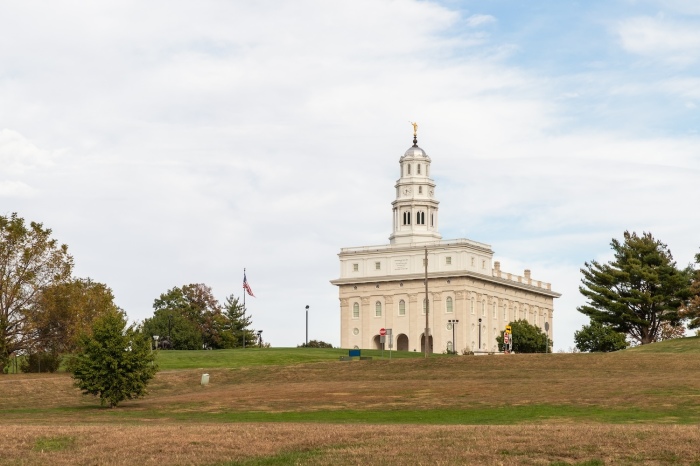 Le temple mormon reconstruit à Nauvoo, Illinois.