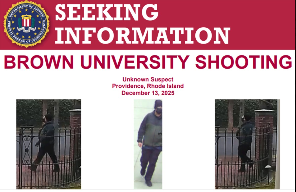 Le FBI publie des images d'une personne d'intérêt dans la fusillade de l'Université Brown