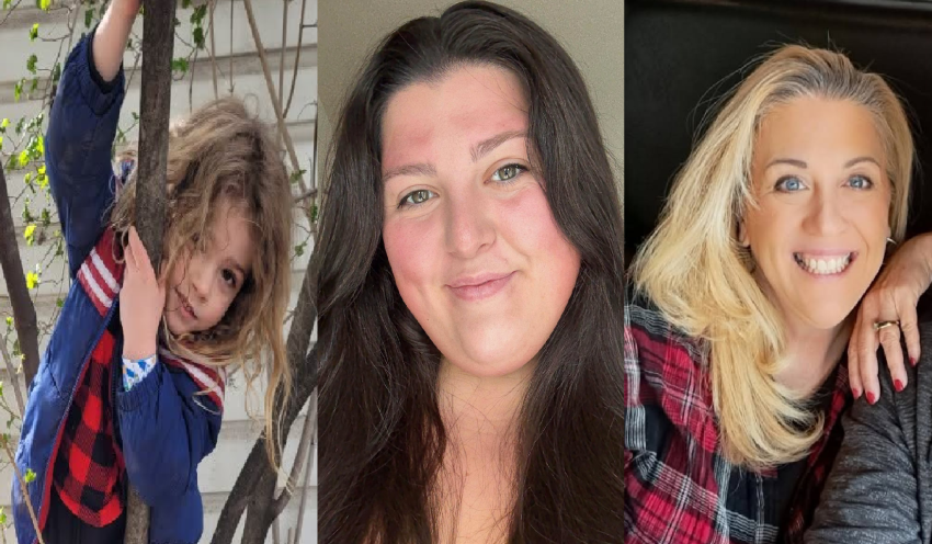 Rhoam Summer, 5 ans (à gauche), et Meghan Lambert (au centre), une enseignante, faisaient partie des quatre personnes tuées lors d'une fusillade de masse à l'école primaire Silver Rail à Bend, Oregon, le 15 octobre 2026. Becky Drury (à droite), une autre enseignante, a subi des blessures graves mais ne mettant pas sa vie en danger.